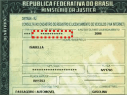 Localização do RENAVAM